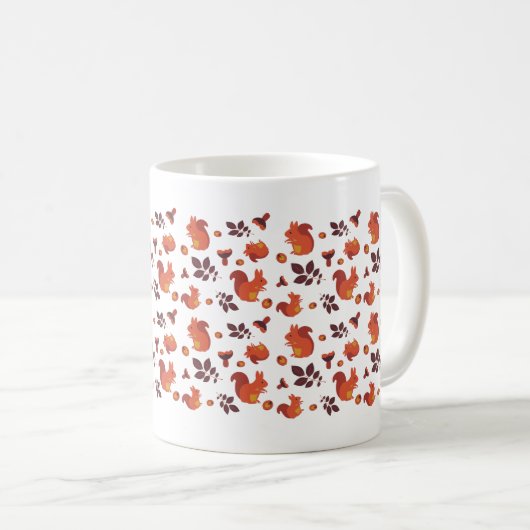 Eichhörnchen Kaffeetasse (VorderseiteRechts)