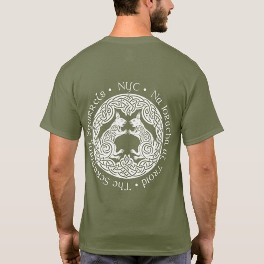 Eichhörnchen-Kampf - T - Shirt der Schüler (Rückseite)