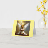 Eichhörnchen Karte (Gelbe Blume)