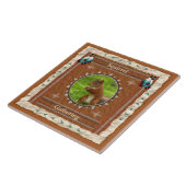 Eichhörnchen - Keramik Ansammlung Fliese (Seite)