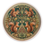 Eichhörnchen Keramik-Griffknopf Keramikknauf (Vorderseite)