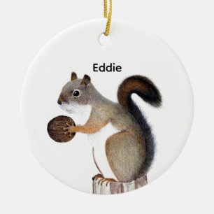 Eichhörnchen Keramik Ornament