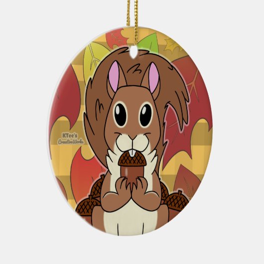 Eichhörnchen - keramik ornament (Rechts)