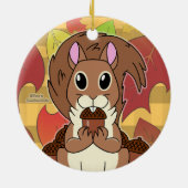 Eichhörnchen - keramik ornament (Hinten)