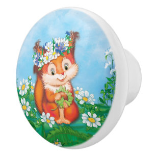 Eichhörnchen Keramikknauf