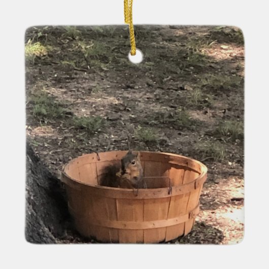 Eichhörnchen keramikornament (Vorderseite)