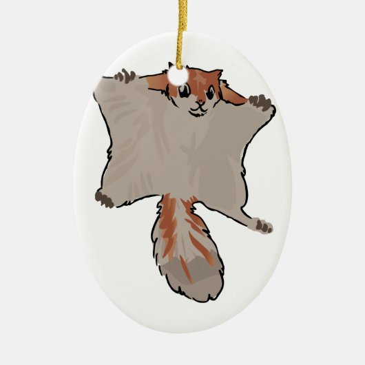 Eichhörnchen Keramikornament (Vorne)