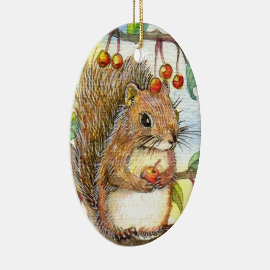 Eichhörnchen Keramikornament (Rechts)