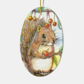 Eichhörnchen Keramikornament (Links)