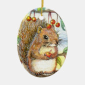 Eichhörnchen Keramikornament (Vorne)