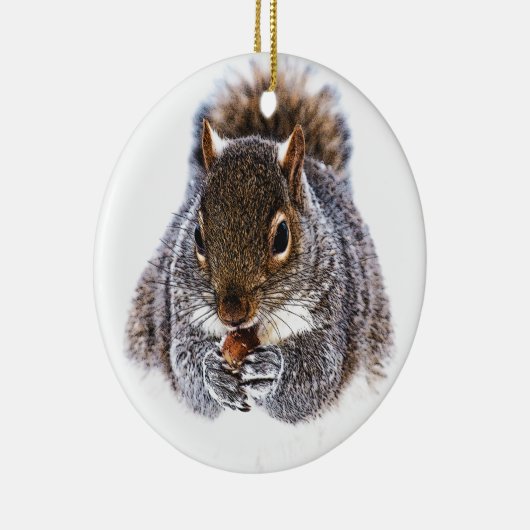 Eichhörnchen Keramikornament (Rechts)