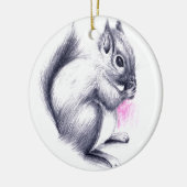 Eichhörnchen Keramikornament (Links)