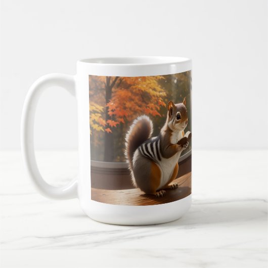 Eichhörnchen Klassische Tasse, 15 oz Kaffeetasse (Links)