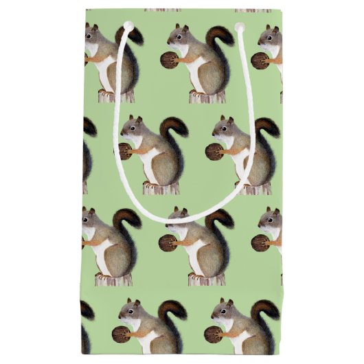 Eichhörnchen Kleine Geschenktüte (Vorderseite)