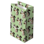 Eichhörnchen Kleine Geschenktüte (Rückseite Schrägansicht)