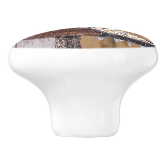 Eichhörnchen Knobs Keramikknauf (Seitenansicht)