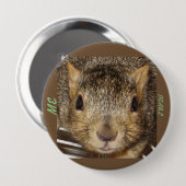 Eichhörnchen-Knopf Button (Vorne & Hinten)