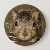 Eichhörnchen-Knopf Button (Vorderseite)