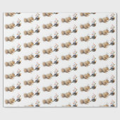 Eichhörnchen Koch Wrapper Geschenkpapier (Flach)