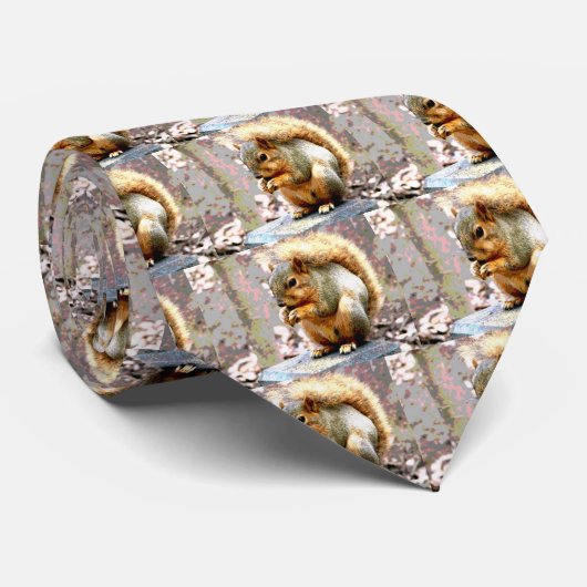 Eichhörnchen Krawatte (Gerollt)