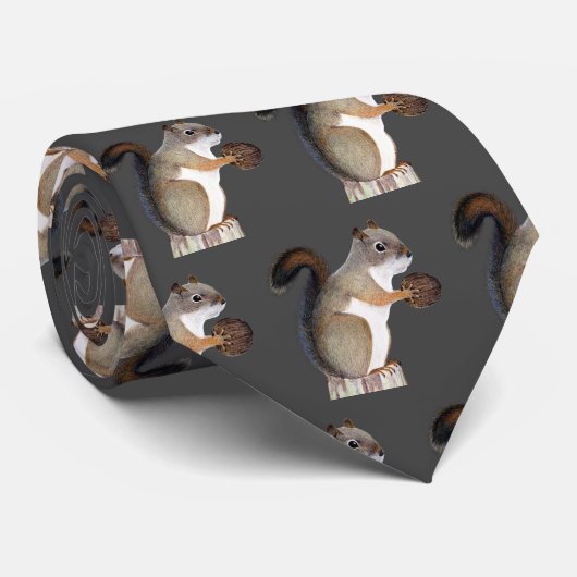 Eichhörnchen Krawatte (Gerollt)