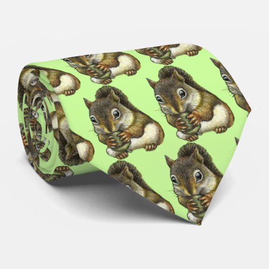 Eichhörnchen Krawatte (Gerollt)