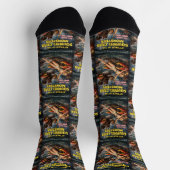 Eichhörnchen-Krebs-Monster Socken (Oben)