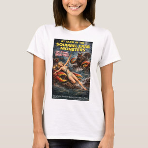 Eichhörnchen-Krebs-Monster T-Shirt