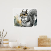 Eichhörnchen - Kunstdrucken Poster (Küche)