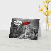 Eichhörnchen-Künstlerin wird gut Karte (Gelbe Blume)