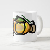 Eichhörnchen-Kürbisse  Jumbo-Tasse (Vorderseite Rechts)