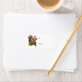 Eichhörnchen Lantern Geschenketiketten Adressaufkleber (Insitu)