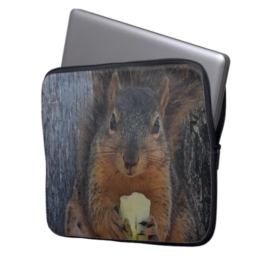 Eichhörnchen Laptopschutzhülle (Vorderseite Links)