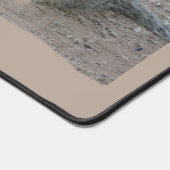 Eichhörnchen lassen mich graues Waldtier lächeln Schreibtischunterlage (Ecke)