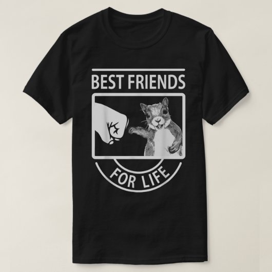 Eichhörnchen Lebensfreund  T-Shirt (Design vorne)