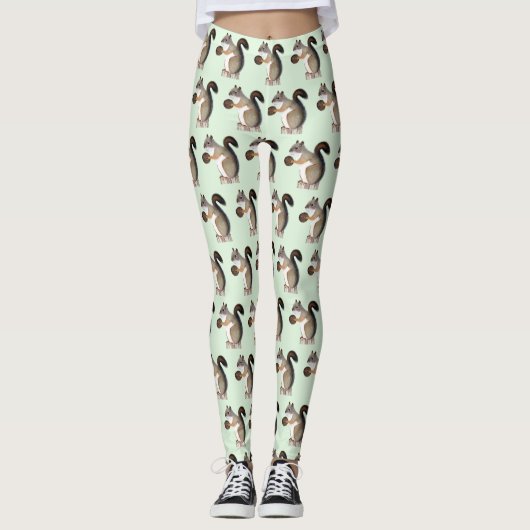 Eichhörnchen Leggings (Vorderseite)