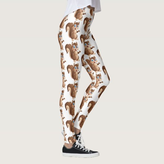 Eichhörnchen-Leggings Leggings (Rechts)