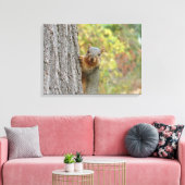 Eichhörnchen-Leinwand Leinwanddruck (Insitu (Wohnzimmer))