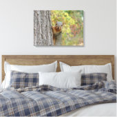 Eichhörnchen-Leinwand Leinwanddruck (Insitu (Schlafzimmer))