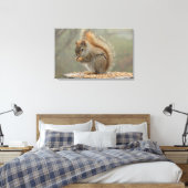 Eichhörnchen Leinwanddruck (Insitu (Schlafzimmer))