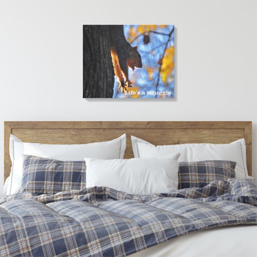 Eichhörnchen Leinwanddruck (Insitu (Schlafzimmer))