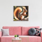 Eichhörnchen Leinwanddruck (Insitu (Wohnzimmer))