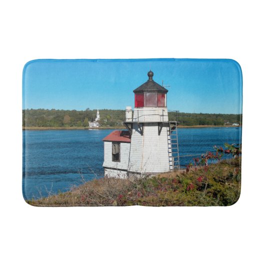 Eichhörnchen Leuchtturm, Maine Bath Mat Badematte (Vorderseite)