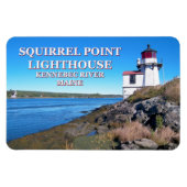 Eichhörnchen Leuchtturm Maine Flexi Magnet (Horizontal)