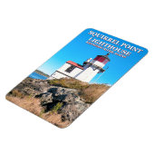 Eichhörnchen Leuchtturm Maine Flexi Magnet (Linke Seite)