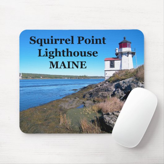 Eichhörnchen Leuchtturm Maine Mousepad (Mit Mouse)