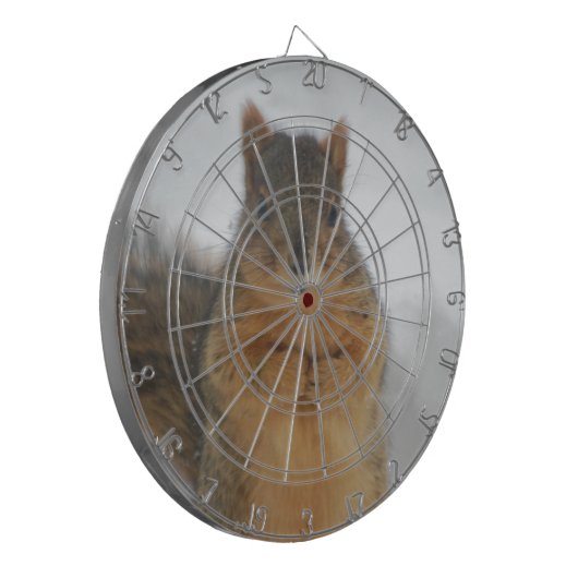 Eichhörnchen-Liebe Dartscheibe (Vorderseite Links)