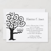 Eichhörnchen-Liebe Einladung (Vorderseite)