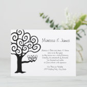 Eichhörnchen-Liebe Einladung (Stehend Vorderseite)