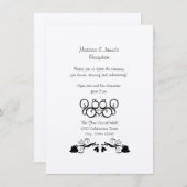 Eichhörnchen-Liebe Hochzeitskarte Begleitkarte (Vorne/Hinten)